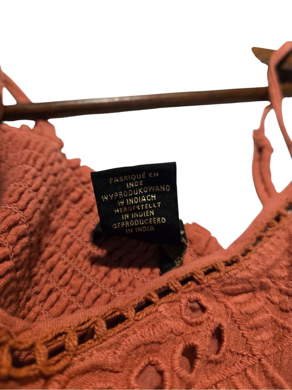 House of Harlow 1960 Eyelet Mini Sundress XS Boho Festival Dress - Picture 8 of 10